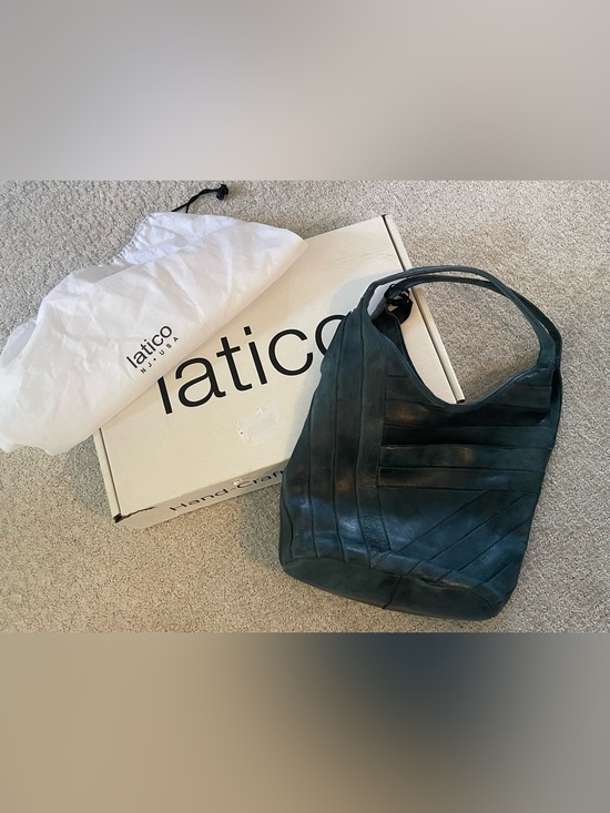 Latico Leathers Handbags - Latico Leathers Kiki Shoulder Bag in Denim NWT